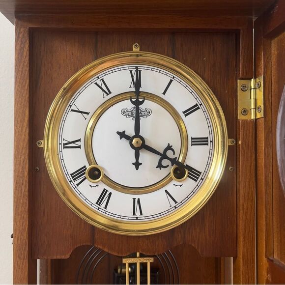 Vintage D&A 31-Day Silent Pendulum Wall Clock Parlor Clock With Key NOT WARNING - Picture 6 of 14